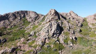 Aksoran Roof of Kazakhstan  Steppe from the air. Аксоран Крыша Степей Казахстана 1565 m с дрона,