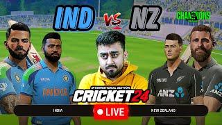 Live - IND vs NZ Champions Trophy 2025 Finals - Can IND Take Down NZ? | Cricket 24 #shorts