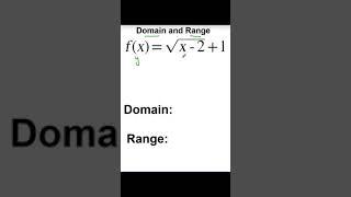 Maths-Domain and Range-Understanding Simple and Easy (O-Level)