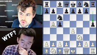 Weltmeister spielt absurden dritten Zug || Carlsen vs. Ding MCI 2020