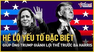 Hé lộ yếu tố bất ngờ giúp ông Trump giành lợi thế "đặc biệt lớn" trước bà Harris ở 7 bang chiến địa