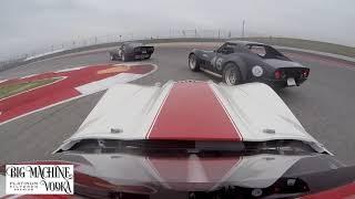 SVRA group 6 race Peter Klutt in his Vintage Corvette at COTA