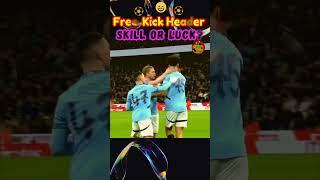 Free Kick Masterclass – Header Goal!  (Shock and Awe soccer moments) #shorts #football #viral