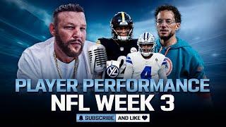 NFL Player Performance Week 3 with J.A. Cavalier