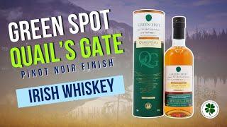 Green Spot Quail’s Gate Pinot Noir finish Irish Whiskey Review