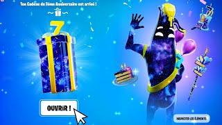 Récupérer GRATUITEMENT le skin SECRET du 7éme Anniversaire de Fortnite !