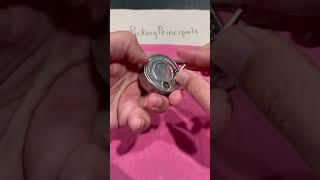 School Style Master Lock Combination Lock Opened with Hair Pins