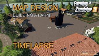 FS19 Timelapse Felsbrunn #5 Map Design (Building A Farm On Felsbrunn)