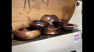 One Board, Six Different Bowls || Woodturning