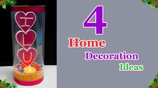 DIY 4 Winter Home decoration ideas from Ordinary material  | Best Out Of Waste winter craft idea