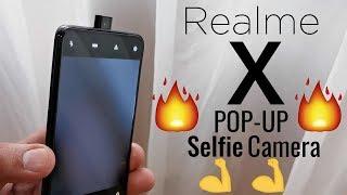 Realme X: First Look | Hands on,16MP POP-UP selfie camera