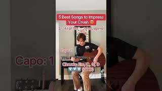 5 best songs to impress your crush #shorts #guitarchords #guitartabs #shortvideo #shortsviral #reel