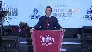 Ekrem İmamoğlu, İstanbul’un düşman işgalinden kurtuluşunun 101'inci yıl dönümü etkinliğinde #Canlı