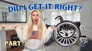 Reviewing My New Custom Wheelchair