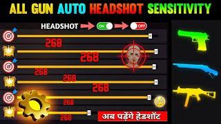 Free Fire Auto Headshot Trick 2024 Sensitivity | 2gb, 4gb, 6gb Ram Headshot Sensitivity Setting