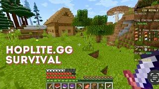 Hoplite.gg Survival: Crafting Adventures and Dragon Rides! #minecraft #hoplite