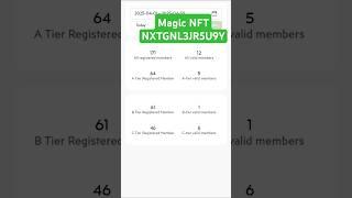 Magic NFT Refferal Code NXTGNL3JR5U9Y #MagicNft #treasurenft #magicnftwithdrawal #magicnftupdate