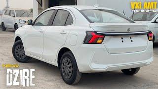 New Maruti Suzuki Dzire 2024  Dzire VXi AMT @ 8.24L | Most value for money variant! White - Review!