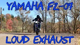 FZ-07 M4 Carbon Fiber Slip On Exhaust, Best Exhaust, FLY BYS, REVS, WHEELIES