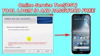 Nokia Online Service Tool(OST) Login ID & Password Free Today.