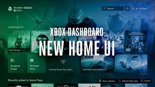 New Xbox Home UI for 2023