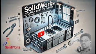  SolidWorks Tutorial: Complete Kitchen Sink Assembly with Mates! ️