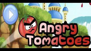 Angry tomatoes-Title screen