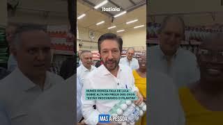 RICARDO NUNES IRONIZA FALA DE LULA: "ESTÃO PROCURANDO O PILANTRA QUE AUMENTOU O PREÇO DOS OVOS"
