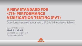 A New Standard for Performance Verification Testing (PVT)