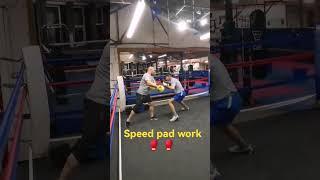 boxing pad work