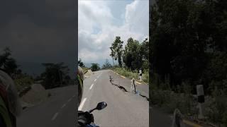 Kathmandu-Sisneri Bike Ride #ytshorts #sisneri #natural #swimming #markhu #kulekhani