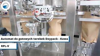 Automat do gotowych torebek Doypack - Kawa