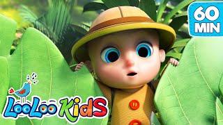 Down In The Jungle - S3EP15 Kindergarten Fun Highlights Compilation - LooLoo Kids Songs for Kids