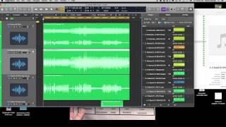 How to split a stereo audio file into left & right mono channels in Logic Pro (link in description)