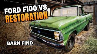 INCREDIBLE TRANSFORMATION ON THIS V8 FORD-100! | FULL DETAIL