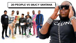 20 MEN VS 1 RAPPER: SAUCY SANTANA! with Shamar | Finding Bae Ep. 1