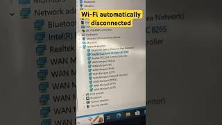 Wi-Fi automatically disconnecting problem solved % ️ #wifiproblem #laptop #viral #shorts