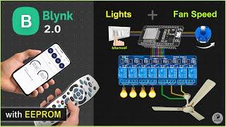 The SMARTEST Home Automation System  with FAN Speed Control using ESP32 Blynk | IoT Project 2022