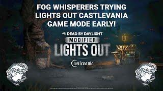 Dead By Daylight| Fog Whisperers trying out Lights Out Castlevania Game Mode together!