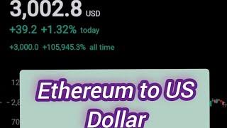 ETH to USD Convert Ethereum to US Dollar / Kypc эфира эфириума к доллар сша