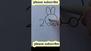 Rabbit kaise banate hai#drawing #rabbit #shortsvideo