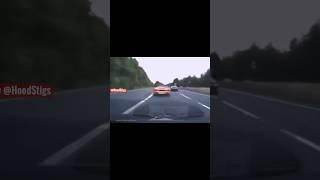 LAMBORGHINI GALLARDO MAKES A LATE EXIT DURING HIGH SPEED POLICE CHASE 