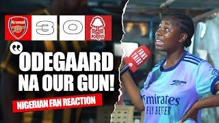 ARSENAL 3-0 NOTTINGHAM FOREST ( Amara - NIGERIAN FANS REACTION) -  Premier League 2024 -2025