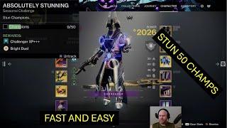 Destiny 2 - Stun 50 Champs - Fast / Easy - Seasonal Challenge