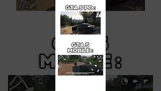 GTA 5 PC VS GTA 5 MOBILE #pcbuild #pc #pcgaming #gamingpc #gpu #graphics #graphicscard