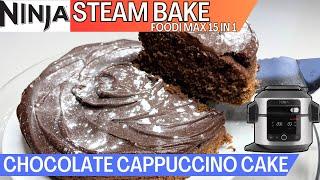 NINJA FOODI 15 in 1 | How to *STEAM BAKE* CHOCOLATE CAPPUCCINO CAKE