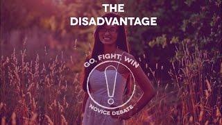 The Disadvantage-- Part I: The Basics