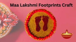 Diwali Special craft 2024 | Mata Footprints Easy | Diwali Decoration Idea |Jingle Creative art