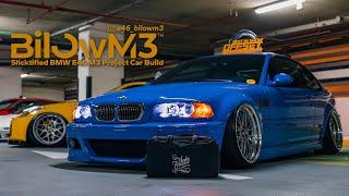 BMW E46 M3 Project Car Rebuild Stance with OFFSET DXB 2023 Cinematic Highlights