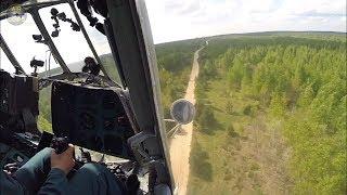 CRAZY Mi-8 "tree chopper" low-level flying from pilot's perspective!!! [AirClips]